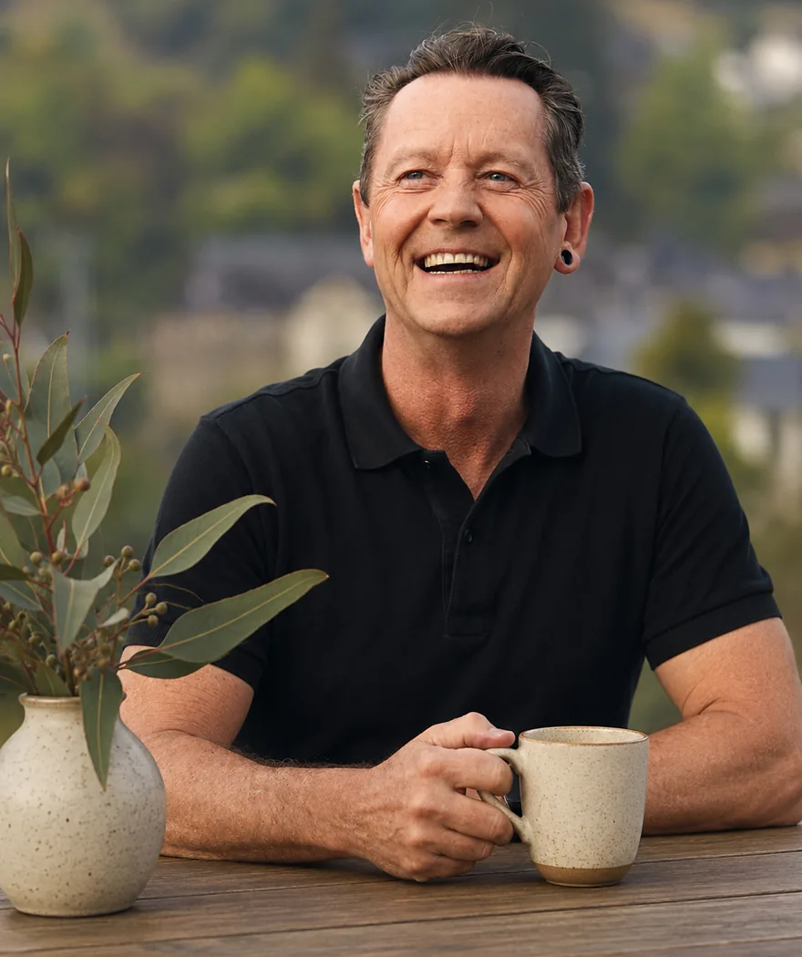 Chris Petrie smiling outdoors